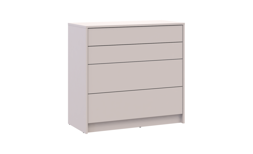 Kommode Doros Dale Kaschmir 4 Schubladen 90x41x85 (41516235)