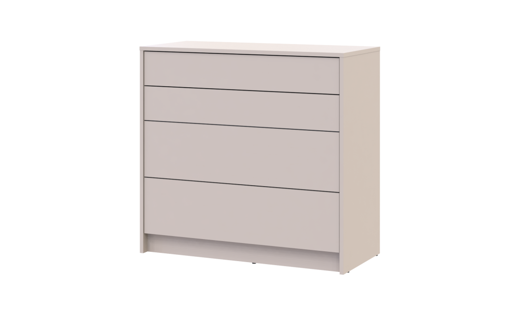 Kommode Doros Dale Kaschmir 4 Schubladen 90x41x85 (41516235)
