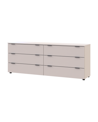 Kommode Doros Ron 9 Kaschmir 6 Schubladen 160x38x62 (41516174)