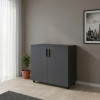 Kommode Doros Thorn Anthrazit 2 Türen 90x51,6x80 (41510149)