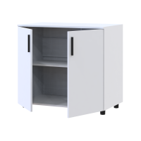 Kommode Doros Thorn Weiß 2 Türen 90x51,6x80 (41510145)