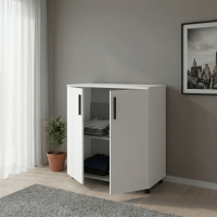Kommode Doros Thorn Weiß 2 Türen 90x51,6x80 (41510145)
