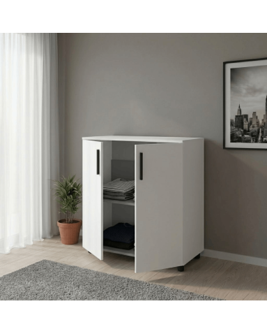 Kommode Doros Thorn Weiß 2 Türen 90x51,6x80 (41510145)