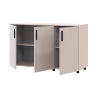 Kommode Doros Thorn Kaschmir 3 Türen 135x51,6x80 (41510175)