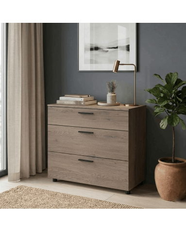 Kommode Doros Thorn Cremona Cannolo 3 Schubladen 90x51,6x80 (41510153)