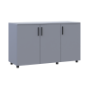 Kommode Doros Thorn Grau 3 Türen 135x51,6x80 (41510171)
