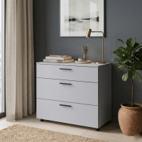 Kommode Doros Thorn Grau 3 Schubladen 90x51,6x80 (41510159)