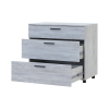 Kommode Doros Thorn Natti Kiefer 3 Schubladen 90x51,6x80 (41510155)