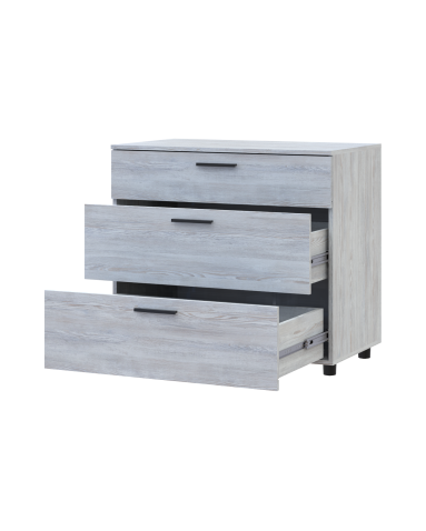 Kommode Doros Thorn Natti Kiefer 3 Schubladen 90x51,6x80 (41510155)