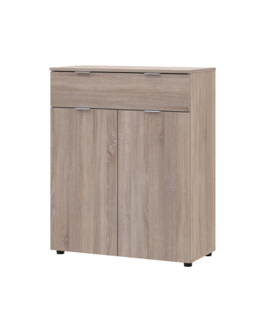 Kommode Doros Ron 2 Sonoma Eiche 2 Türen 1 Schublade 80x38x100 (41516295)
