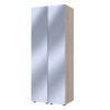 Kleiderschrank Set Doros Gelar Sonoma Eiche mit 2 Spiegeln 78x49,5x203,4 (42002165)