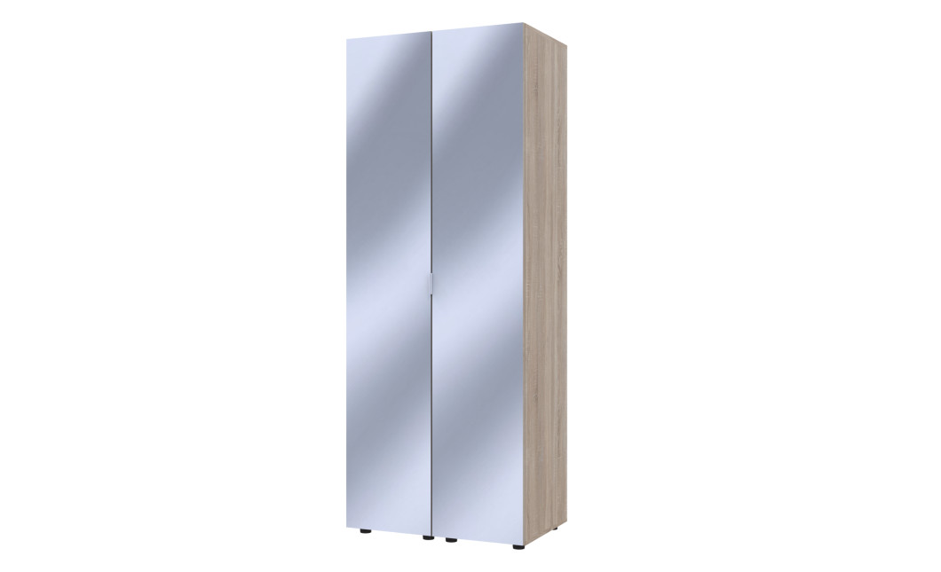 Kleiderschrank Set Doros Gelar Sonoma Eiche mit 2 Spiegeln 78x49,5x203,4 (42002165)