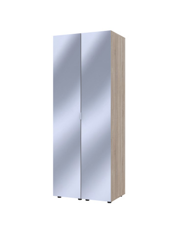 Kleiderschrank Set Doros Gelar Sonoma Eiche mit 2 Spiegeln 78x49,5x203,4 (42002165)