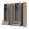Kleiderschrank Doros Lukas Sonoma Eiche 3+3 Türen 270x50x240 (42005115)