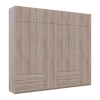 Kleiderschrank Doros Lukas Sonoma Eiche 3+3 Türen 270x50x240 (42005115)