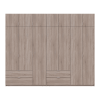 Kleiderschrank Doros Lukas Sonoma Eiche 3+4 Türen 295x50x240 (42005123)