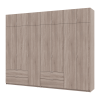Kleiderschrank Doros Lukas Sonoma Eiche 3+4 Türen 295x50x240 (42005123)