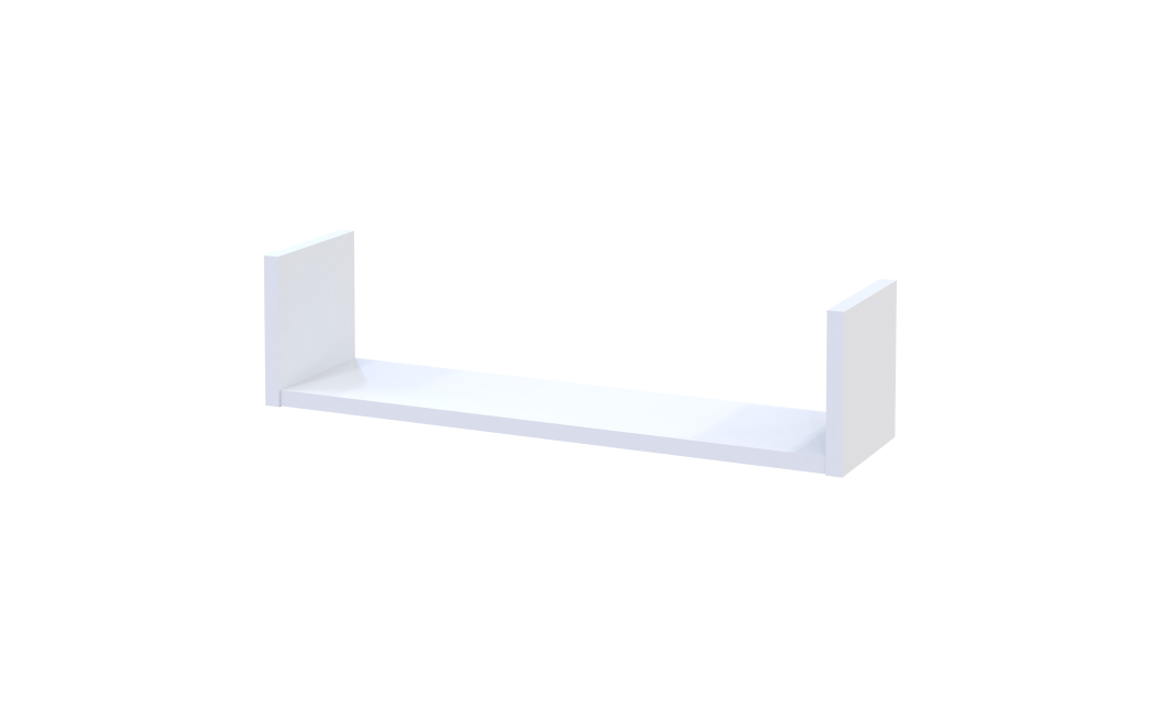 Regal-Set Doros Feel Weiß 3-teilig 30/45/60x15x15 (41516077)