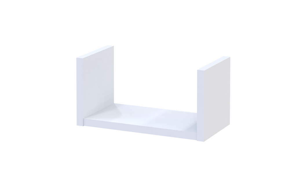 Regal-Set Doros Feel Weiß 3-teilig 30/45/60x15x15 (41516077)