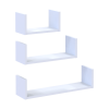 Regal-Set Doros Feel Weiß 3-teilig 30/45/60x15x15 (41516077)