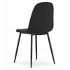 Sessel COMO – schwarzer Samt