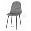 Sessel COMO – schwarzer Samt