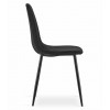 Sessel COMO – schwarzer Samt