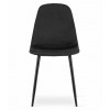 Sessel COMO – schwarzer Samt