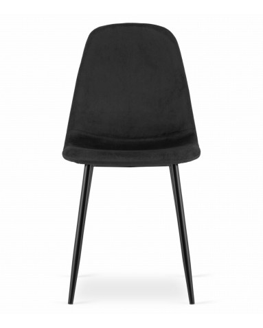 Sessel COMO – schwarzer Samt