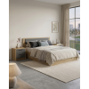 Bett Doros Rondi Doppelbett Eiche Artisan/Anthrazit 160x200 (44900532)