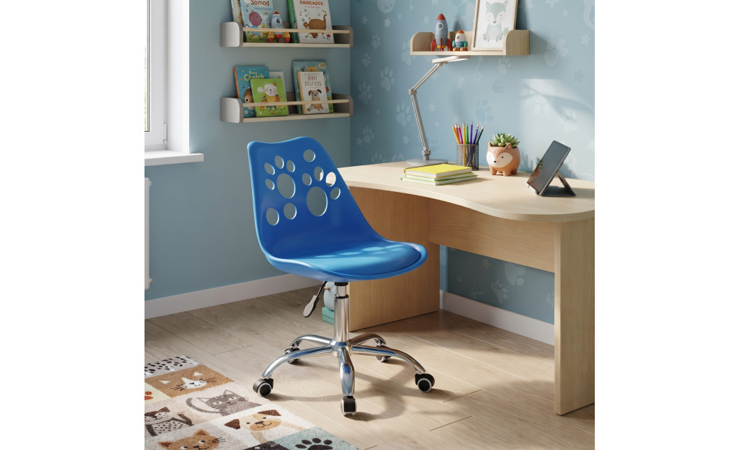 Drehstuhl PRINT Blau (10037361)