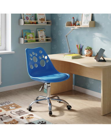 Drehstuhl PRINT Blau (10037361)