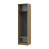 Offenes Regal Doros Rondi mit Aufsatz Artisan Eiche / Graphitgrau 60x52x236 (42005265)
