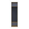 Offenes Regal Doros Rondi mit Aufsatz Artisan Eiche / Graphitgrau 60x52x236 (42005265)
