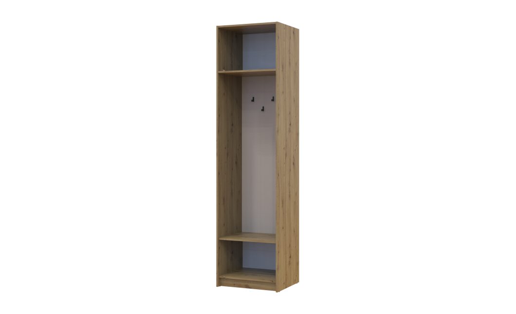 Offenes Regal Doros Rondi mit Aufsatz Artisan Eiche / Kaschmir 60x52x236 (42005264)