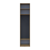 Offenes Regal Doros Rondi mit hohem Aufsatz Artisan Eiche / Graphitgrau 60x52x260 (42005267)