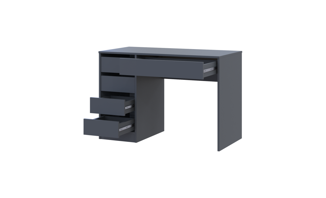 Schreibtisch Doros Ergo links Graphit 110х55х75 (41516113)