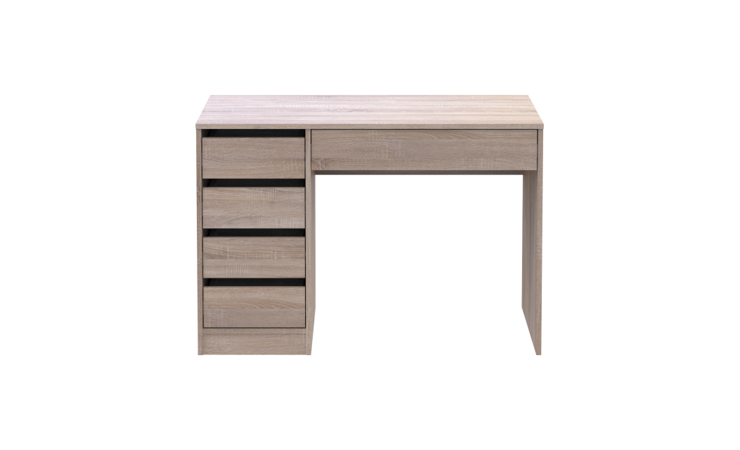 Schreibtisch Doros Ergo links Sonoma Eiche 110x55x75 (41516107)