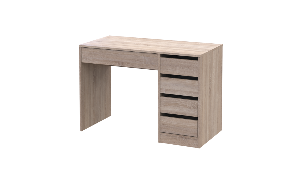 Schreibtisch Doros Ergo rechts Sonoma Eiche 110x55x75 (41516110)