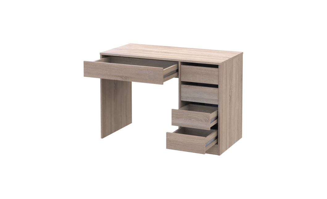 Schreibtisch Doros Ergo rechts Sonoma Eiche 110x55x75 (41516110)