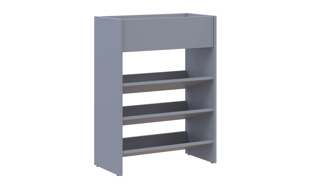 Schuhschrank Doros S2 Grau 60x27x132 (41515998)