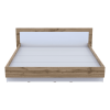 Bett Doros Hugo Tahoe / Weiß 204x206x76 (42002112)