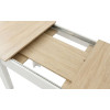 Ausziehtisch NP 120–160x80 Sonoma Eiche + Weiß (100155181)