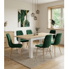 Ausziehtisch NP 120–160x80 Sonoma Eiche + Weiß (100155181)