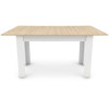 Ausziehtisch NP 120–160x80 Sonoma Eiche + Weiß (100155181)