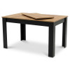 Ausziehtisch NP 120–160x80 Craft + Schwarz (100155161)