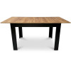 Ausziehtisch NP 120–160x80 Craft + Schwarz (100155161)