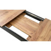 Ausziehtisch NP 120–160x80 Craft + Schwarz (100155161)