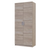 Kleiderschrank Doros Promo Schiebetüren Sonoma Eiche 2 Türen 90x48x204 (40908024)
