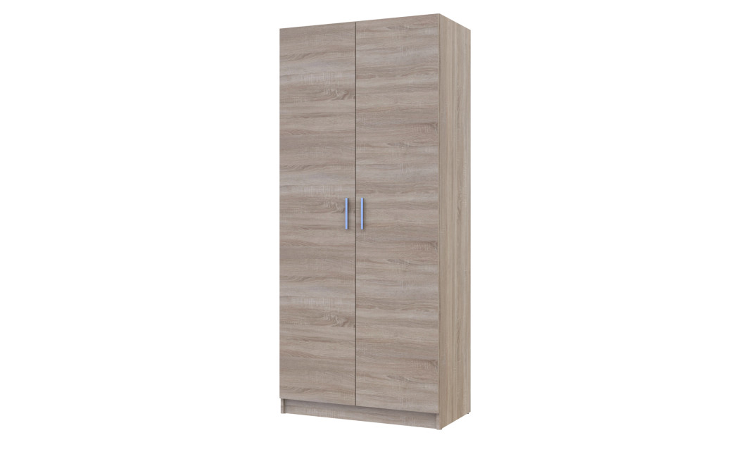Kleiderschrank Doros Promo Schiebetüren Sonoma Eiche 2 Türen 90x48x204 (40908024)